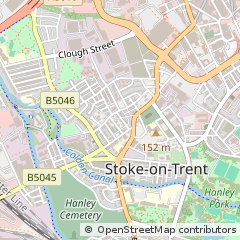 Map of Stoke-on-Trent