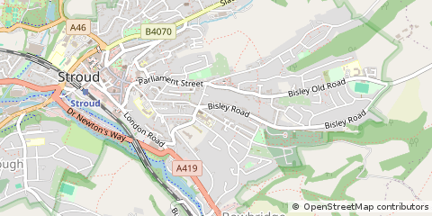 Map of Stroud