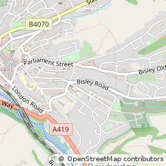 Map of Stroud