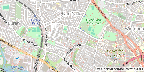 Map of Leeds