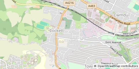 Map of Swansea