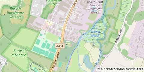 Map of Kidderminster