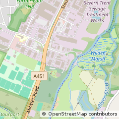 Map of Kidderminster