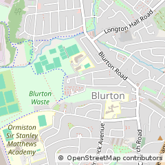 Map of Stoke-on-Trent, Staffs