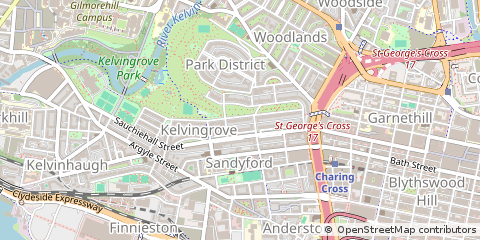 Map of Glasgow