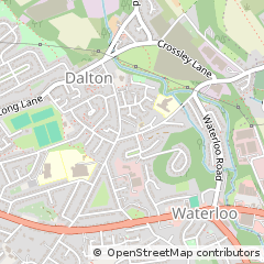 Map of Huddersfield West Yorkshire