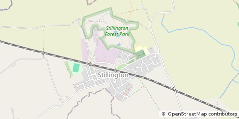 Map of Stockton-on-Tees, Cleveland
