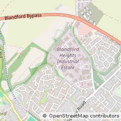 Map of Blandford Forum