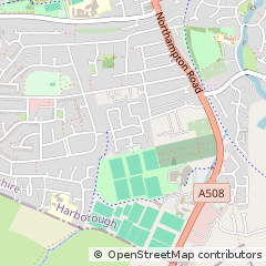 Map of Market Harborough, Leicestershire