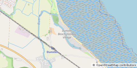 Map of Minehead, Somerset