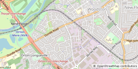 Map of Peterborough, Cambridgeshire