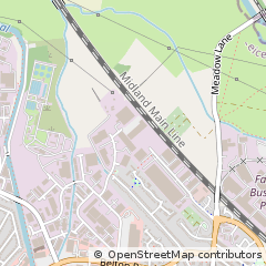 Map of Loughborough, Leicestershire