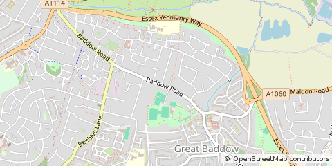 Map of Chelmsford