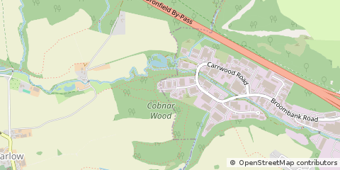 Map of Chesterfield