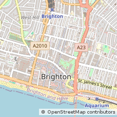 Map of Brighton, East Sussex