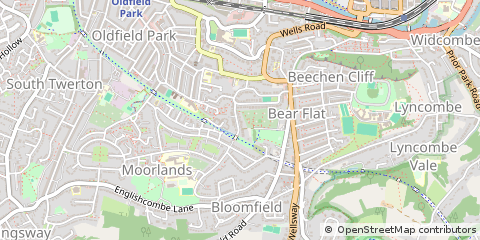 Map of Bath
