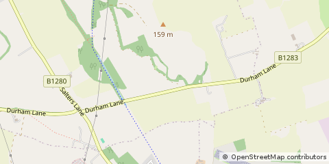 Map of Durham, County Durham