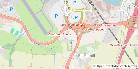 Map of Solihull, West Midlands