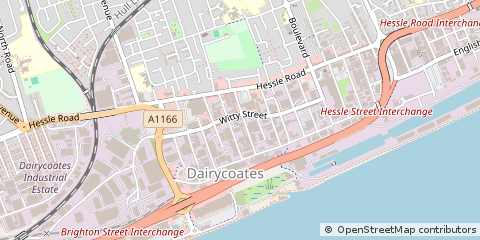 Map of Hull, East Yorkshire IF Riding