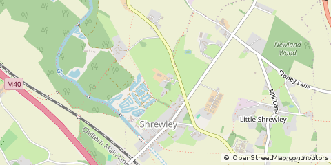 Map of Warwick, Warwickshire