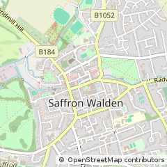 Map of Saffron Walden, Essex