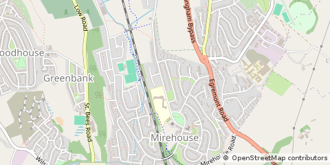 Map of Whitehaven, Cumbria
