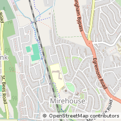 Map of Whitehaven, Cumbria