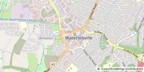 Map of Waterlooville
