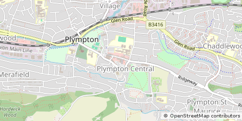 Map of Plymouth, Devon