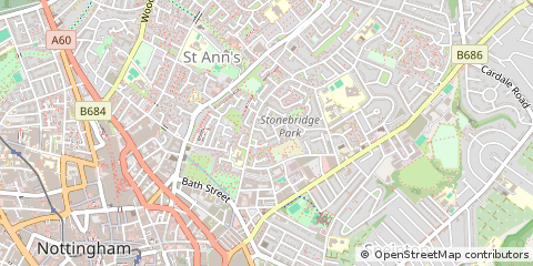 Map of Nottingham