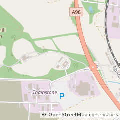 Map of Inverurie, Aberdeenshire