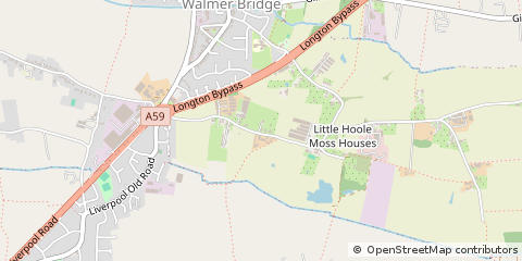 Map of Preston, Lancashire