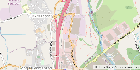 Map of Chesterfield