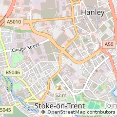Map of Stoke on Trent