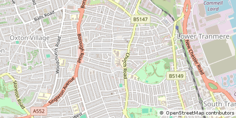 Map of Birkenhead