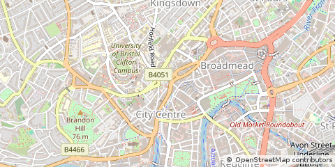 Map of Bristol