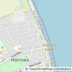 Map of Hornsea, North Humberside