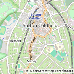 Map of Sutton Coldfield