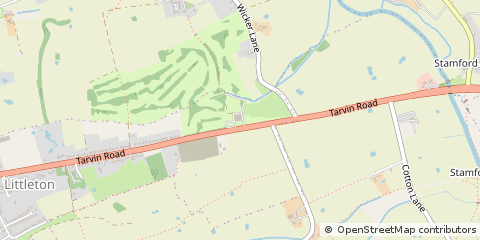 Map of Great Barrow, Chester
