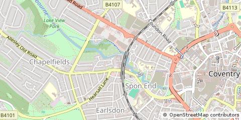 Map of Coventry