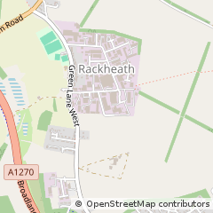 Map of Norwich, Norfolk