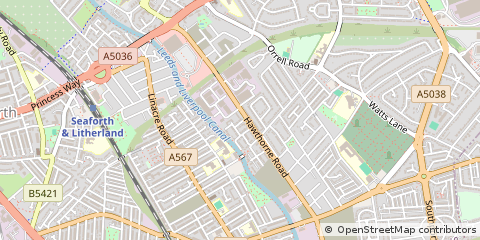 Map of Bootle
