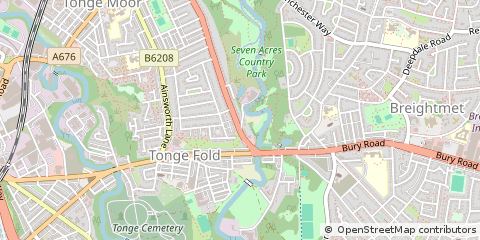 Map of Bolton
