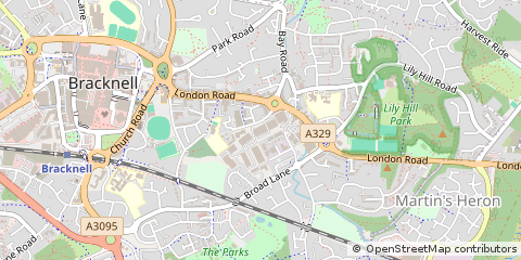 Map of Bracknell