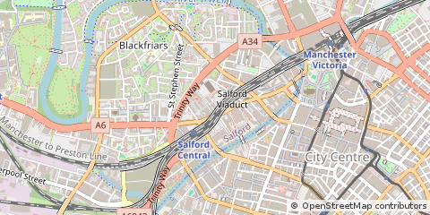 Map of Salford