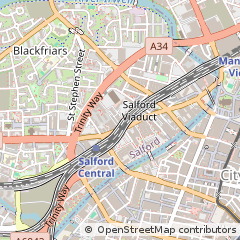 Map of Salford