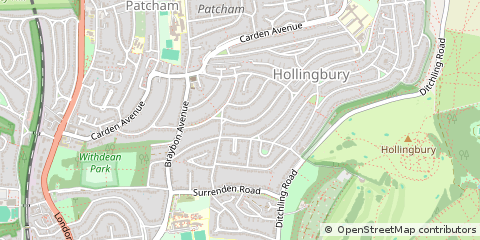 Map of Brighton