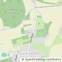 Map of Evesham, Worcestershire