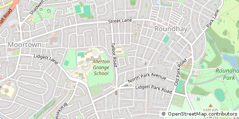 Map of Leeds