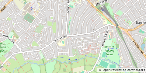 Map of Barnet